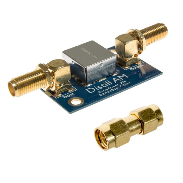 Distill:AM Barebones - Broadcast AM Bandstop (Notch) Filter for Software Defined Radio (SDR) Applications