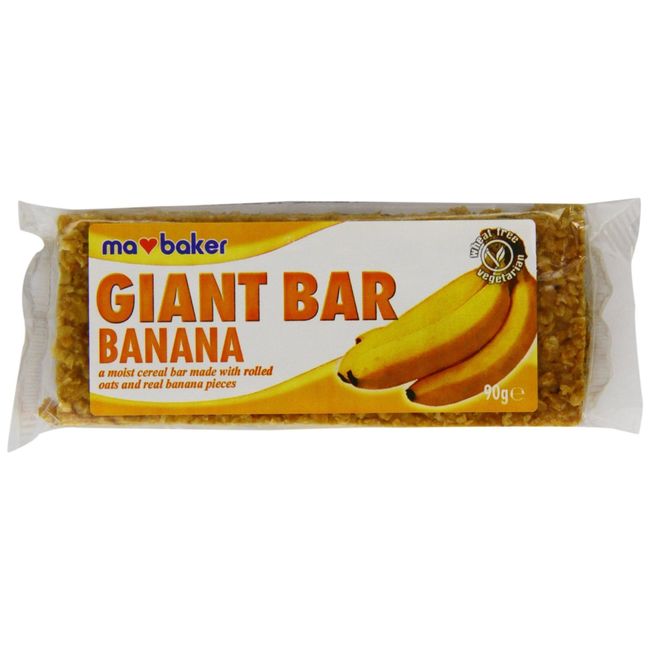 Ma Baker | Giant Bar - Banana | 20 x 90g