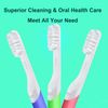 4-Pack White Toothbursh Replacement Head Compatible with Quip Styled Electric Brush Refill Brush Head Soft