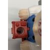 VTG Construction Worker Wind up walking Toy Pencil Sharpener Office Display 80’s