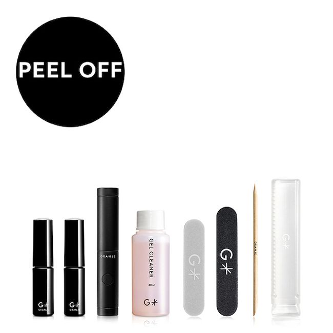 [New Product] GRANJE Peel-off Gel Set (Kit Only) | Peel-off Gel Nail Kit Made in Japan Popular Gel Nail Set for Beginners Domestic Starter Kit Easy Self Gel Nail Kit Recommended Gift &lt;GRANJE Official&gt;