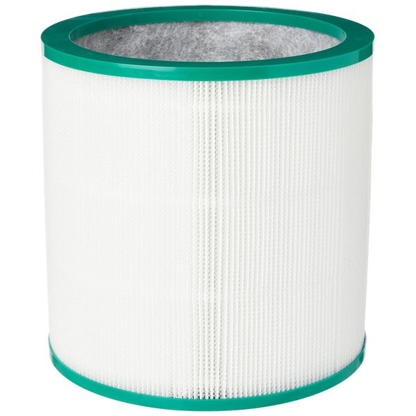 Paxanpax PSA118 Air Purifier Fan 360° Evo Glass HEPA Filter for Dyson TP00, TP03, AM11, TP02 Pure Cool Link Tower Series, Green & White, 19 x 19 x 19 cm