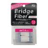 FD Bridge Soft Fiber Anti-Dropping Tape, Soft Type, Clear, 0.06 inch (1.4 mm) Width, Pack of 120