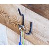 SHMHS 26 Flat Plate J-Shaped Hook Iron Wall Hanging Single