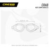 Cressi Crab, blue/blue, clear lens