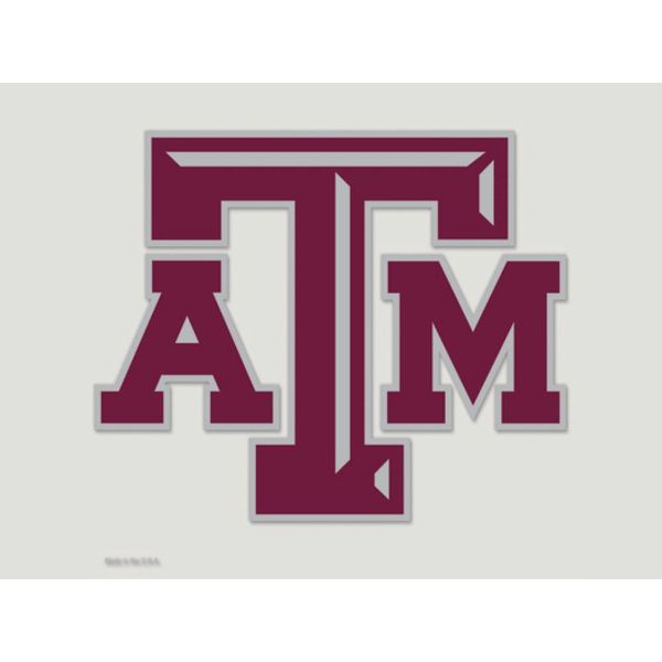 WinCraft NCAA Texas A&M Aggies Die-Cut Color Decal, 8"x8", Team Color