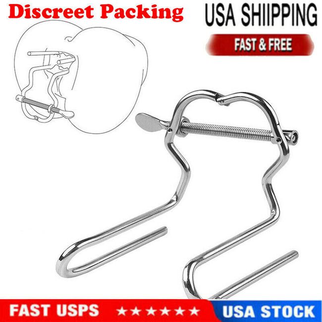 Metal Spreader Dilator Expander Plug Extreme Speculum Chastity Device for Couple