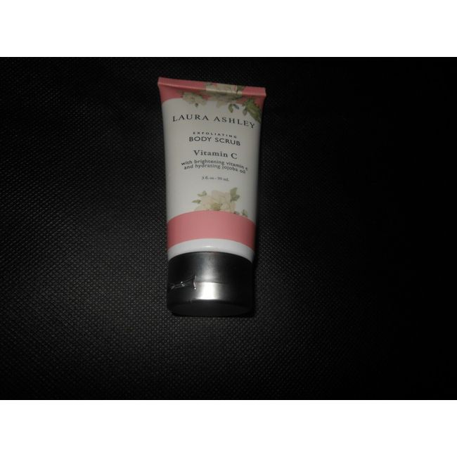 LAURA ASHLEY EXFOLIATING SCENTED BODY SCRUB 3 OZ VITAMIN C HYDRATING SEALED