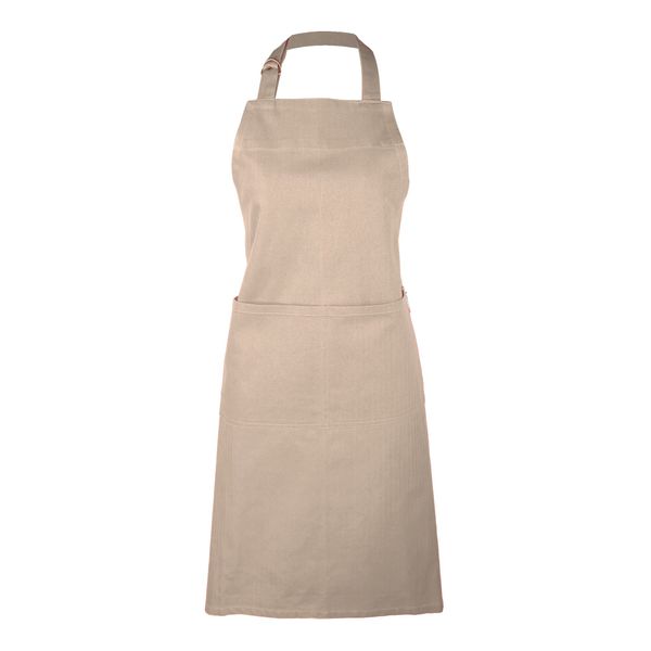 MU kitchen | apron is 100% Cotton | Stylish Cooking Apron with Pockets for Women and Men | Machine Washable and Durable | Adjustable Neck and Extra-Long Waist Ties | Flax