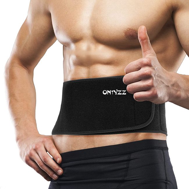 ONTYZZ Back Support Strap Adjustable Bodybuilding Lumbar Belt for Sports Protection Pain Relief Posture Correction Kidney Belt Back Brace M