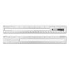 Alumicolor AlumiDrafter Architect Drafting Tool, 12IN, Silver