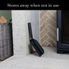 JVL Hudson Fireplace Shovel, Black, Large