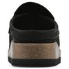 WHITE MOUNTAIN Women's Brinlee Mule, Black/Nubuck, 5 M