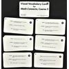 6th Grade - 50 VISUAL VOCABULARY CARDS for MATH CONNECTS, Course 3  (2007)