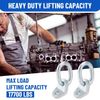 7100 Lifting Bracket Set 17700 lb Universal Engine Lift Kit Load Levelers Slings