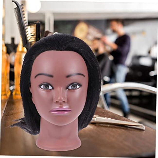 Mannequin Head Makeup Practice Hair Real Hair