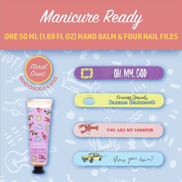 Paladone Friends Hand Balm and Nail File Set Eu Merchandising Ufficiale