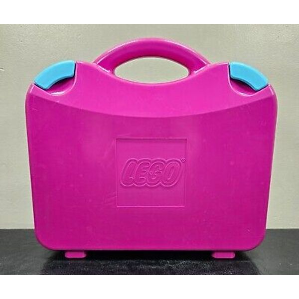 LEGO Pink Hard Carrying Case with Dividers Empty  2012 Case