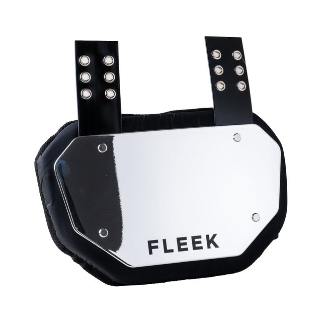 FLEEK Football Backplate Chrome Mirror Professional Football Backplate for Shoulder Pad