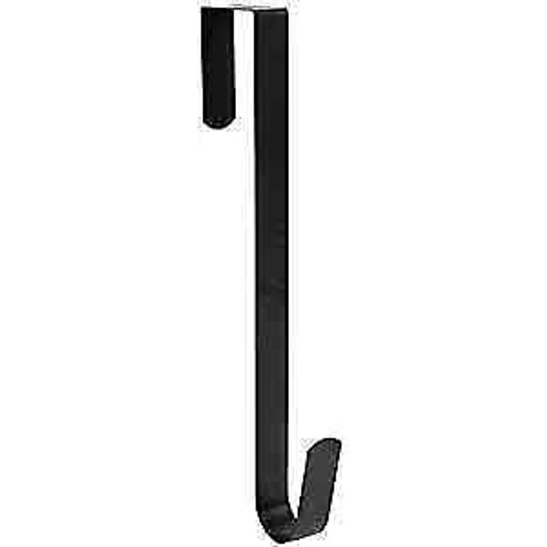 5" Wreath Hanger for Front Door Metal Over The Door Single Hook() 1 Black