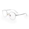 Aroncent Blue Light Reduction Glasses, Round, Antique, Stylish, PC Glasses, Women's, Portable, Lightweight, Case Storage, Portable, Suitable for TVs and Computers, Friends, Colleagues, Boyfriends, Girlfriends, Family Gift, sliver