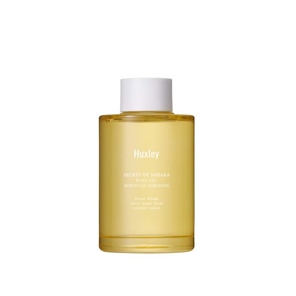 Huxley Japan Official Body Oil, Moroccan Gardener Prickly Pear Cactus Seed Oil, Organic, Korean Cosmetics, Body Care, Dry Skin, 3.4 fl oz (100 ml)