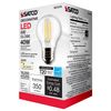 Satco 4-Watt LED E26 Light Bulb, 3000K, 15000 Hour Rating, Dimmable