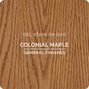 General Finishes Colonial Maple Household Stain Half Pint Gel Easy Application