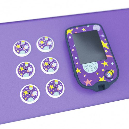 style Libre 1 and 2 Stickers for Readers and Sensors (Stars)