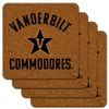 Vanderbilt University Commodores Low Profile Novelty Cork Coaster Set