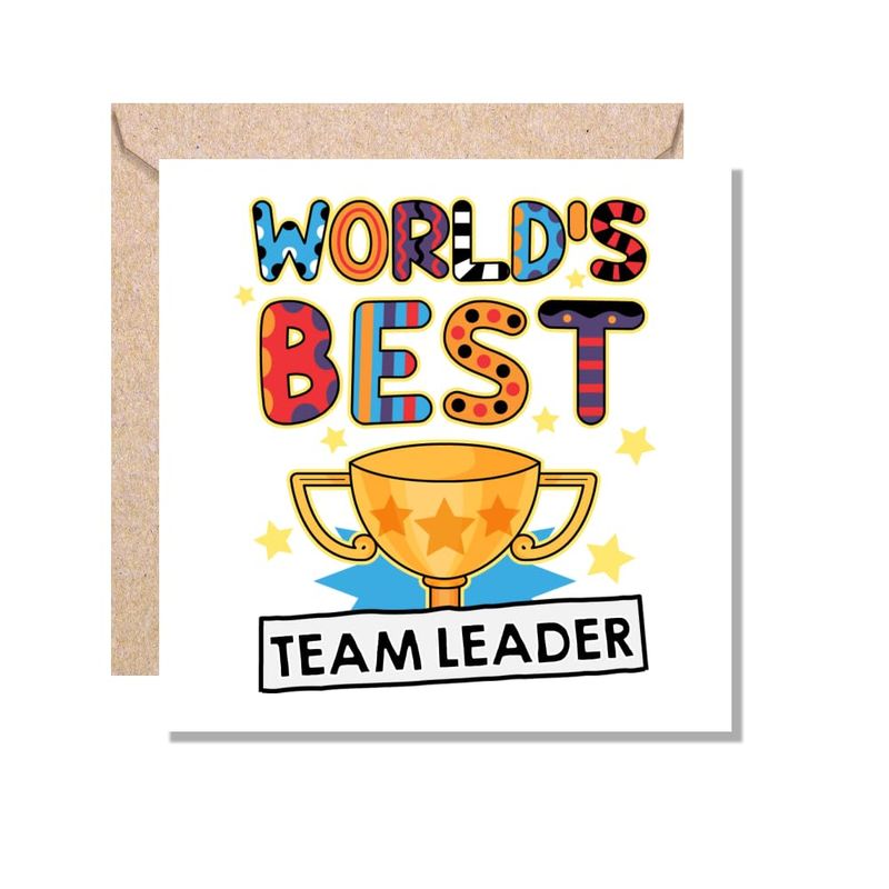 MUGGZ Team Leader Card - Worlds Best Team Leader Gift - Giftset - Made ...