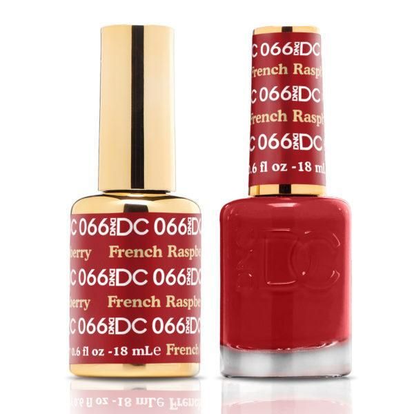 DND DC DUO Matching Gel & Lacquer 0.5 floz/15mL #066 - French Raspberry