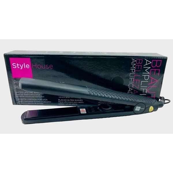 New Style House 1" Professional Hair Styling Iron Negative Ion Therapy