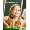 ROXENDA Speed Cube, Original Speed Cube Super-Durable Sticker with Vivid Colors (3x3x3)
