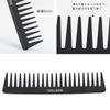 BESTOOL Comb, Comb, Men's, Women's, Anti-Static, Professional Cut Comb, Set of 3 (Black)