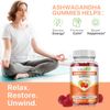 Ashwagandha Gummies with Tumeric , Maca Root and L-theanine, Organic Ashwa Root