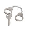 Rothco Mini Handcuff Key Ring, Silver Plated