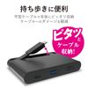 Elecom DST-C06BK USB-C Hub PD Compatible Charging & Data Transfer Type C USB 3.0 HDMI Cable Storage Black