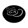 Cat Kitty Black PopSockets Swappable PopGrip