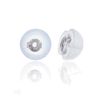 10K White Gold Silicone Bubble Earring Back