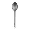 Carimee Titanium Spoon Astragalus Spoon Tableware Shallow Cookware Titanium Lightweight Rust Free Crack-resistant Brushed Finish