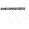 Koopman International 14M Indoor Automatic Extendable Clothes Drying Rack, Tension Mount, Slip Resistant