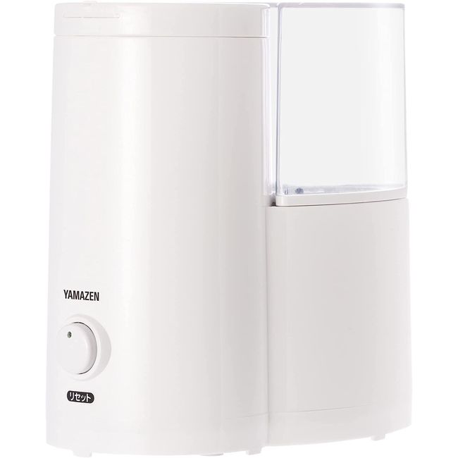 Yamazen KS1-A086 (W) Humidifier, Heated Type, Steam Type, Wooden Room: Approx. 53.4 sq ft (3 tatami mats) / Prefabricated Room: Approx. 106.8 sq ft (6 tatami mats), Aroma Pot Included, White