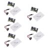 5sets Solderless Breadboard Bread Board 400 Tie Points with power adapter 3.3V 5V