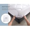 British Home Bedding - Anti Allergy Quilted Mattress Protector Fitted Sheet (Single)