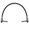 Designacable 0.15m Custom Length Spirit FX Patch Leads Switchcraft Pancake Jacks Cable - Black