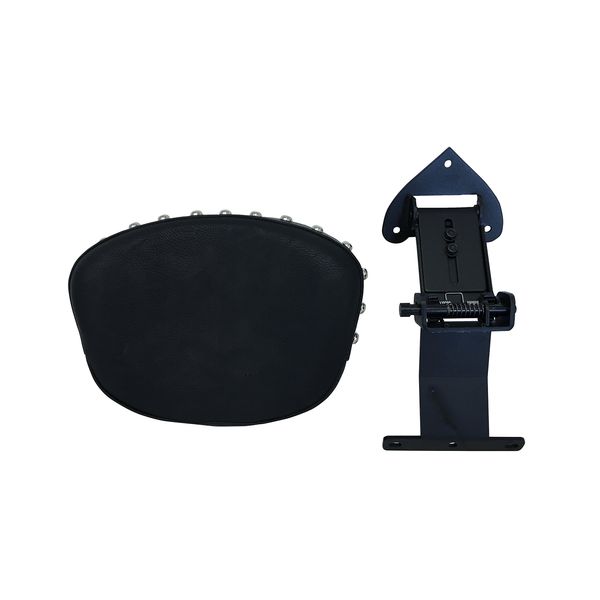 Fully Adjustable Driver's Backrest for 99+ Yamaha Royal Star Venture - Studded Contoured