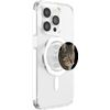 Stunning Tabby Cat Close Up Portrait Vector Isolated PopSockets PopGrip for MagSafe