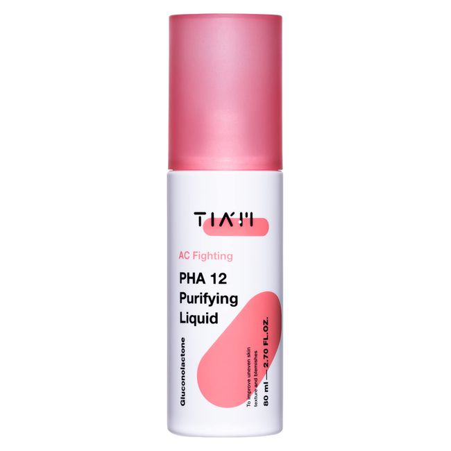 TIAM AC Fighting PHA 12 Purifying Liquid, Sensitive Skin, Acne-Prone Skin, 80ml (2.7 fl.oz)