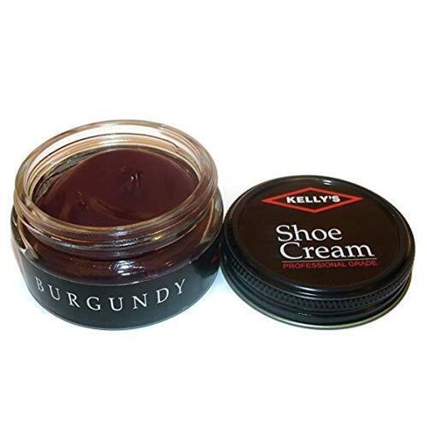 Kelly's Shoe Cream - Professional Shoe Polish - 1.5 oz - Burgundy